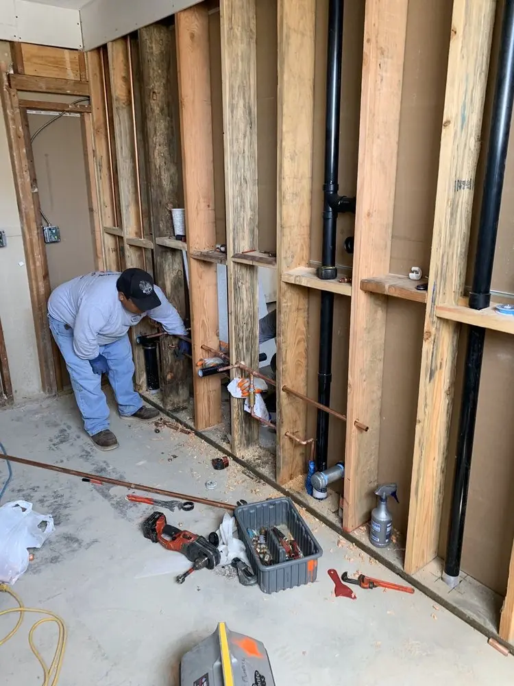 Commercial rough-in plumbing for Gas Line Repair in North Lakewood
